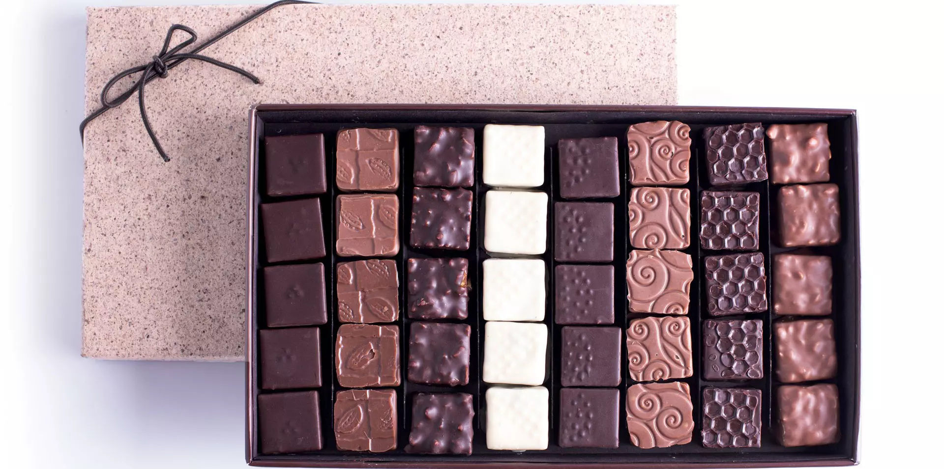 Assortiment de chocolats aussi beaux que bons